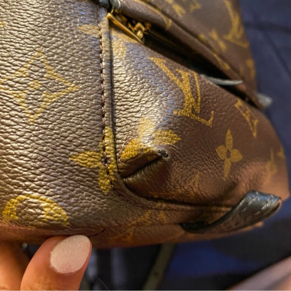 Louis Vuitton Palm Springs Backpack Mini Brown Canvas - Picture 8 of 15